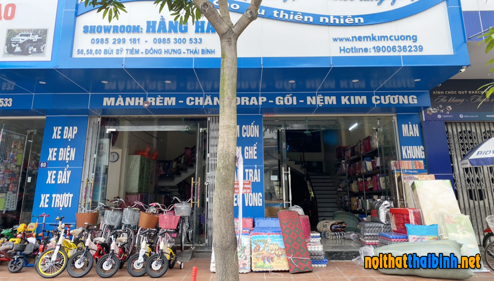 Cửa hàng chăn ga gối đệm Hằng Hà ở Đông Hưng, Thái Bình