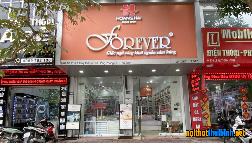 Cửa hàng chăn ga gối đệm Hoàng Hải Forever ở Tp Thái Bình