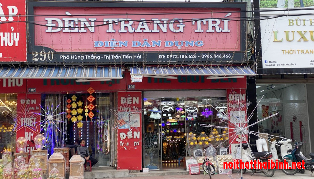 Cửa hàng Đèn trang trí Trung Tập tại Tiền Hải, Thái Bình