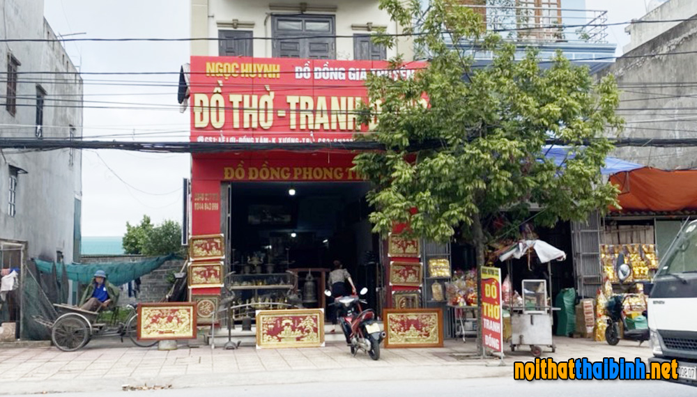 Cửa hàng tranh đồ đồ thờ đồng Ngọc Huynh tại Thái Bình