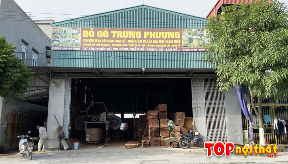 Cửa hàng đồ gỗ Trung Phượng ở An Đông, An Bồi, Kiến Xương, Thái Bình
