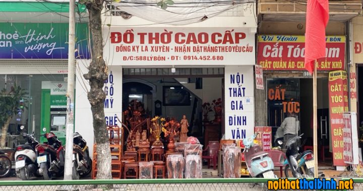 Cửa hàng đồ thờ đồ gỗ mỹ nghệ tại 588 Lý Bôn, Tp Thái Bình