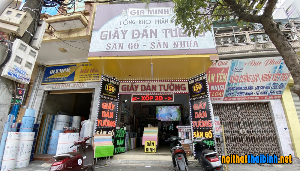 Cửa hàng giấy dán tường Gia Minh 150 Trần Thái Tông, Tp Thái Bình