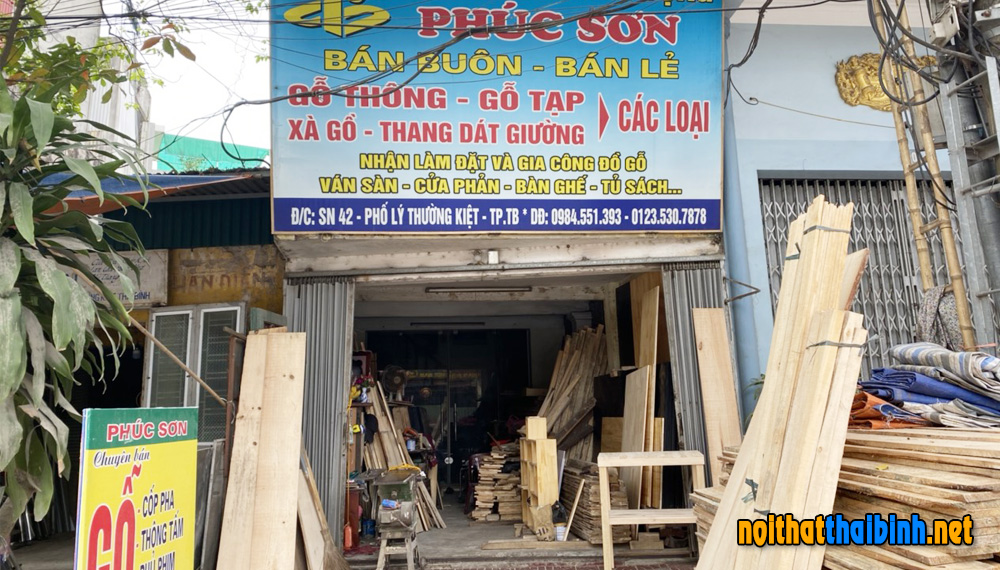 Cửa hàng gỗ xây dựng Phúc Sơn ở Tp Thái Bình
