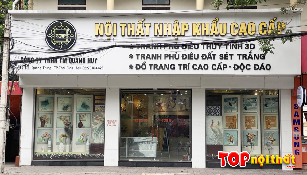 Cửa hàng nội thất nhập khẩu Quang Huy ở Tp Thái Bình