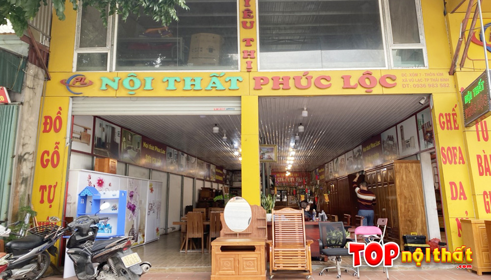 Cửa hàng nội thất Phúc Lộc ở Thôn Kim, Vũ Lạc, Thái Bình