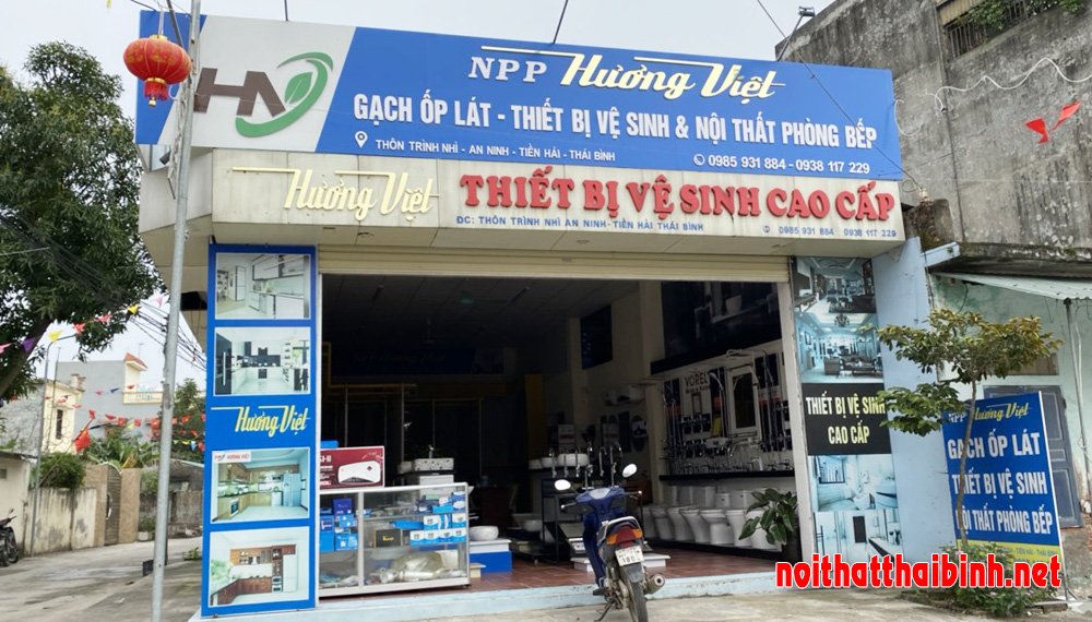 Cửa hàng thiết bị vệ sinh Hương Việt ở Tiền Hải, Thái Bình