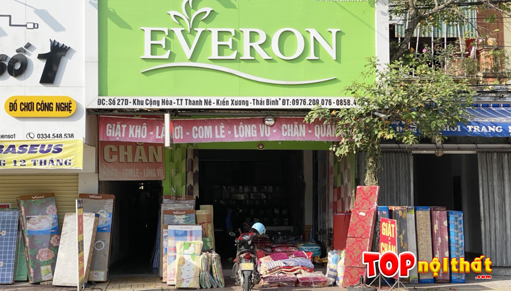 Cửa hàng chăn ga gối đệm Everon tại Thanh Nê, Kiến Xương, Thái Bình