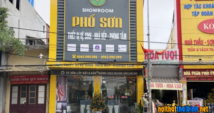 Showroom thiết bị vệ sinh nhà bếp phòng tắm Phố Sơn, Thái Bình