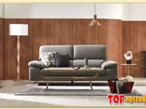 Hình ảnh Sofa văng nhỏ gọn mini bọc vải nỉ Softop-1002