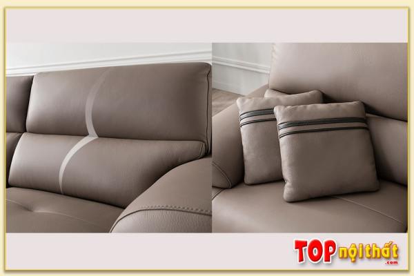 Hình ảnh Đặc điểm chi tiết lưng ghế sofa văng SofTop-0929