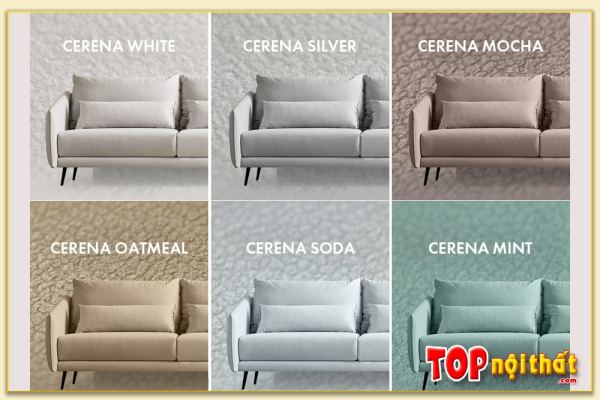 Hình ảnh Màu sắc chất liệu nỉ làm ghế sofa đơn SofTop-0951