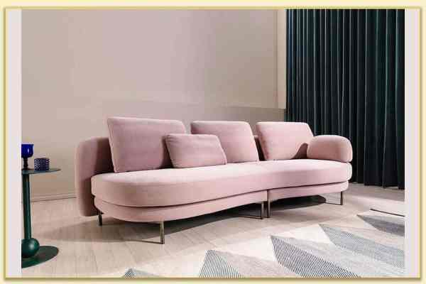 Hình ảnh Phối hợp ghế sofa văng nỉ trong không gian Softop-1092