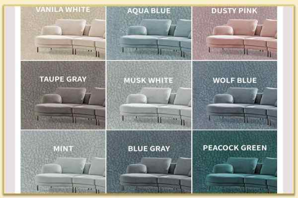 Hình ảnh Sofa vải nỉ có nhiều màu sắc đẹp Softop-1092