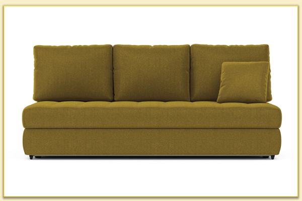 Hình ảnh Sofa văng nỉ đẹp thiết kế không tay vịn Softop-1151